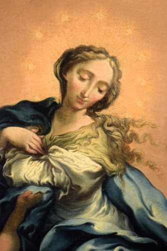 Antiquités - Assomption de la Vierge - Ecole génoise de la fin du XVIIe siècle